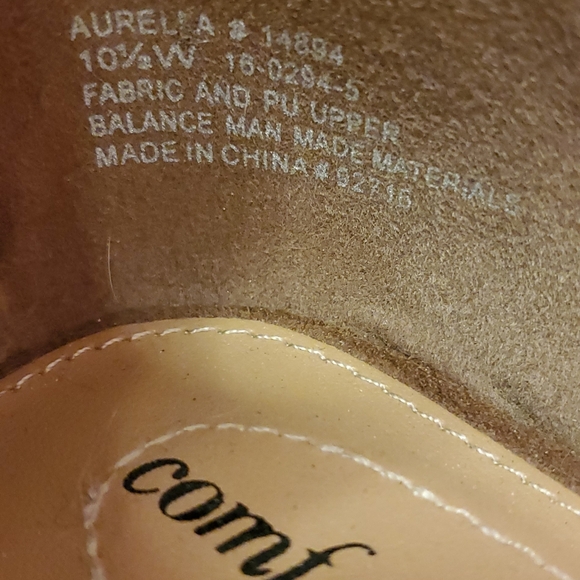 Brown Ankle Strap Women's Shoes - Picture 4 of 7